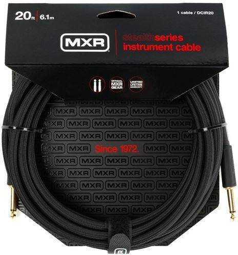 MXR Dcir20 Stealth Cable 6.3mm male - 6.3mm male 6.1m