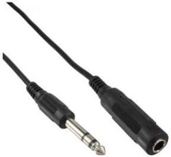 Microconnect AUDNU5 6,3mm Stecker - 6,3mm Buchse 5m