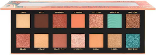 Catrice Cosmetics Coral Crush Slim Lidschattenpalette in fester Form 030 Under The Sea 10.6gr