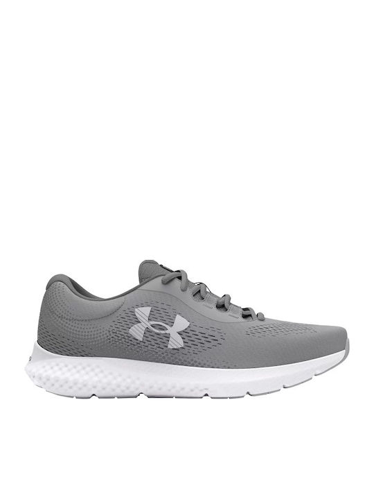 Under Armour Charged Rogue 4 Ανδρικά Αθλητικά Παπούτσια Running Γκρι