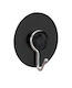 Wenko Plastic Hanger Kitchen Hook with Sticker Black 4pcs 548481121