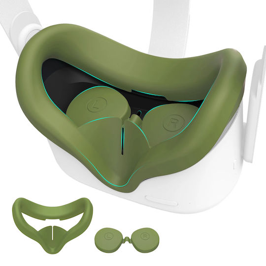 KIWI Design Gesichtsbedeckung für Meta Quest 2 in Grün