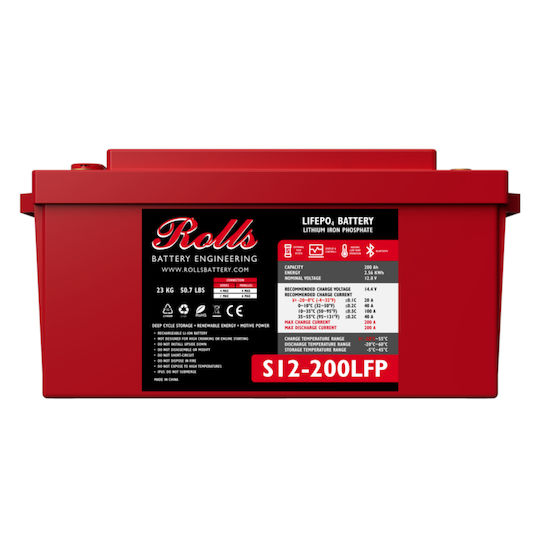 Rolls S12 Baterie Fotovoltaică Litiu Tip deschis 12V 200Ah