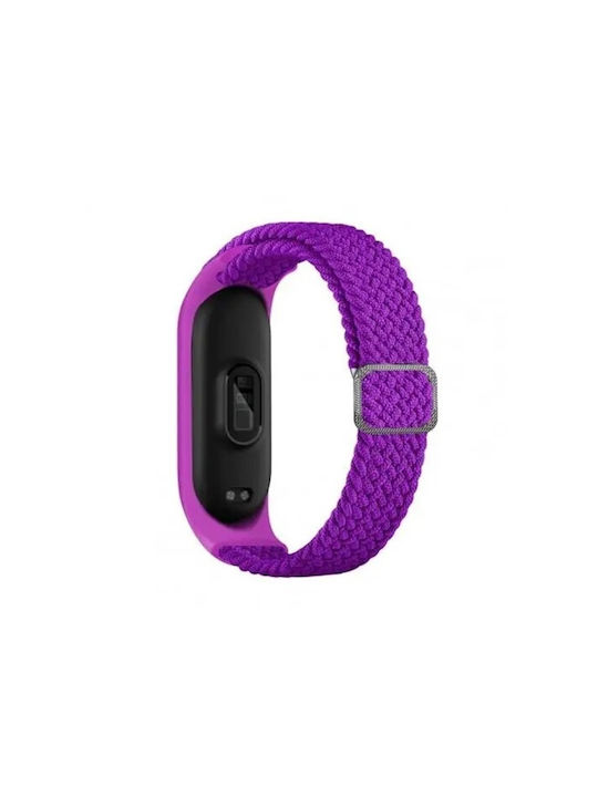 Universal Λουράκι Υφασμάτινο Μωβ (Huawei Band 4)