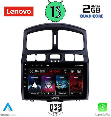 Lenovo Lvd Ηχοσύστημα Αυτοκινήτου για Hyundai Santa Fe 2003-2006 (Bluetooth/USB/WiFi/GPS/Apple-Carplay) με Οθόνη Αφής 9"