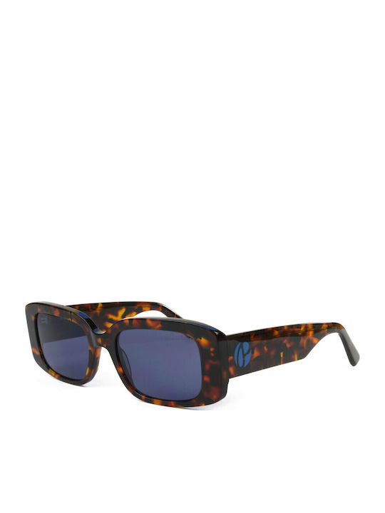 Pepe Jeans Santa Cruz Γυναικεία Γυαλιά Ηλίου με Καφέ Ταρταρούγα Κοκκάλινο Σκελετό και Μπλε Φακό PJ7424-106