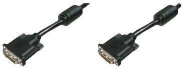 Digitus Cable DVI-D male - DVI-D male 10m Μαύρο (AK-320101-100-S)