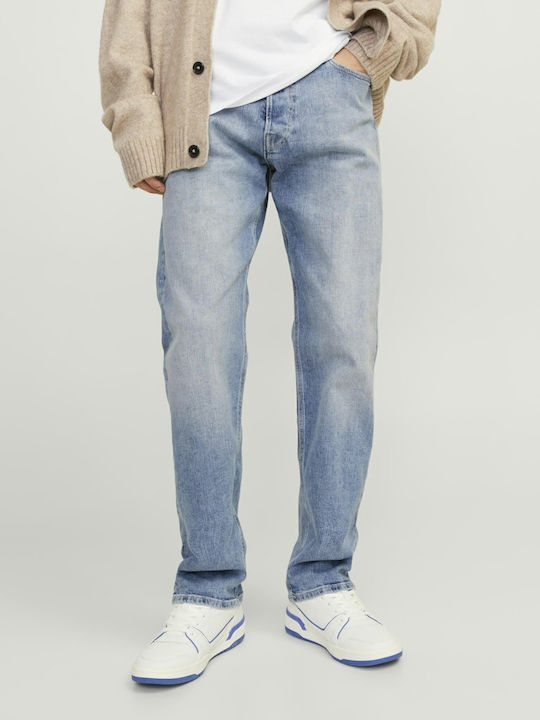 Jack & Jones Ανδρικό Παντελόνι Τζιν Ελαστικό σε Relaxed Εφαρμογή Μπλε