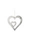 ArteLibre Hanging Silver Metallic Wall Decor 24x24cm