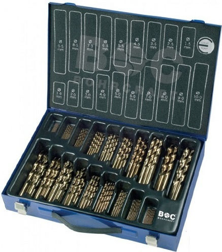Bohrcraft Set of 70 Drills Cobaltium for Metal