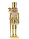 Nutcracker de Crăciun Auriu Înălțime 38cm.
