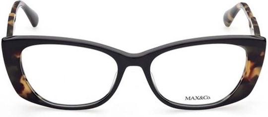 Max & Co Γυναικείος Κοκκάλινος Σκελετός Γυαλιών Cat Eye Μαύρος MO5027 005