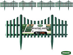 Grasher Plastic Garden Border in Green Color x 2.3m