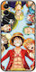 One Piece Umschlag Rückseite Silikon Mehrfarbig (Samsung Galaxy F04)