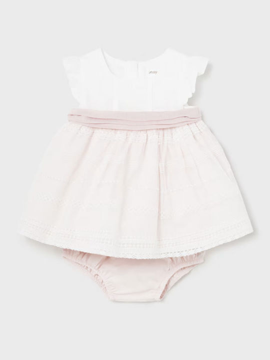 Mayoral Mädchenkleid Ärmellos Set aus 2 Rosa