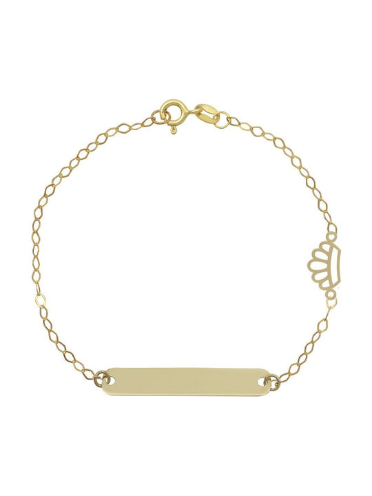 Filva Oro Kinderarmband ID Vergoldung 9K