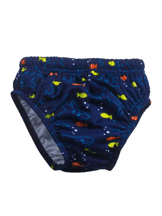 Fashy Παιδικό Μαγιό Σλιπ Shark Μπλε