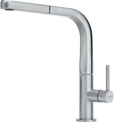 Franke Tall Kitchen Counter Faucet with Detachable Shower Inox