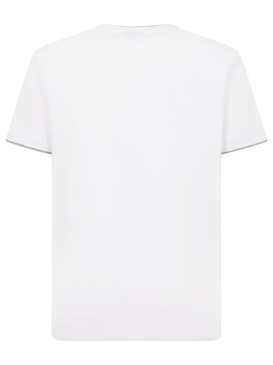 Geox Herren Kurzarmshirt White