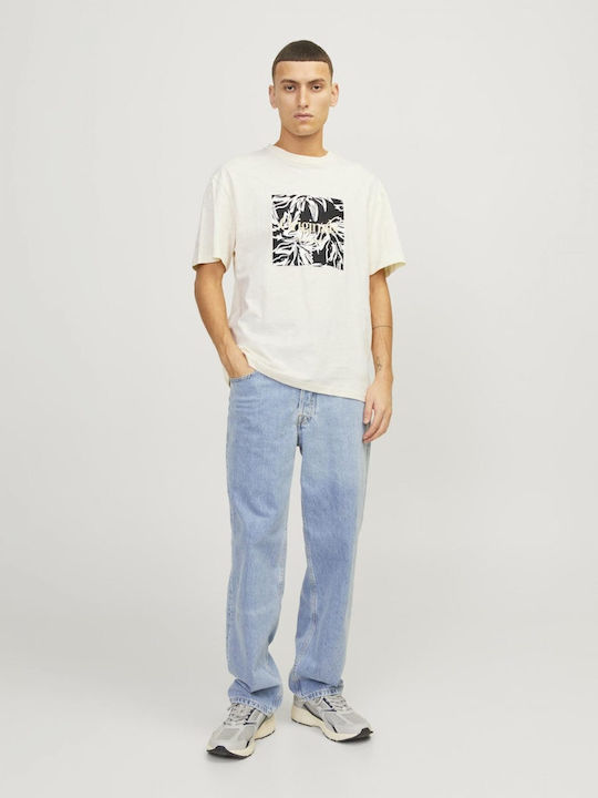 Jack & Jones T-Shirt Buttercream Cream