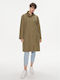 Only Women's Short Parka Jacket for Winter Green