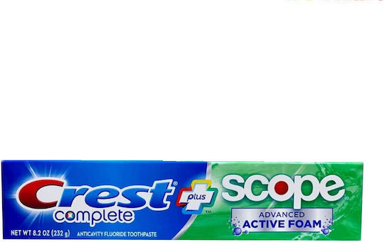 Crest Scope Pastă de dinți pentru Albire , Carii dentare și Placă bacteriană 232gr
