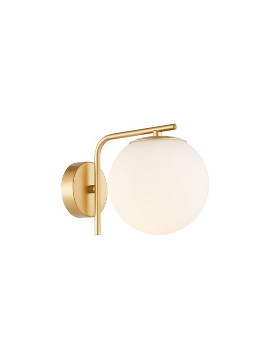 Viokef Wall Lamp with Socket E14 Gold Width 150cm