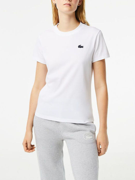 Lacoste Γυναικείο Αθλητικό T-shirt White
