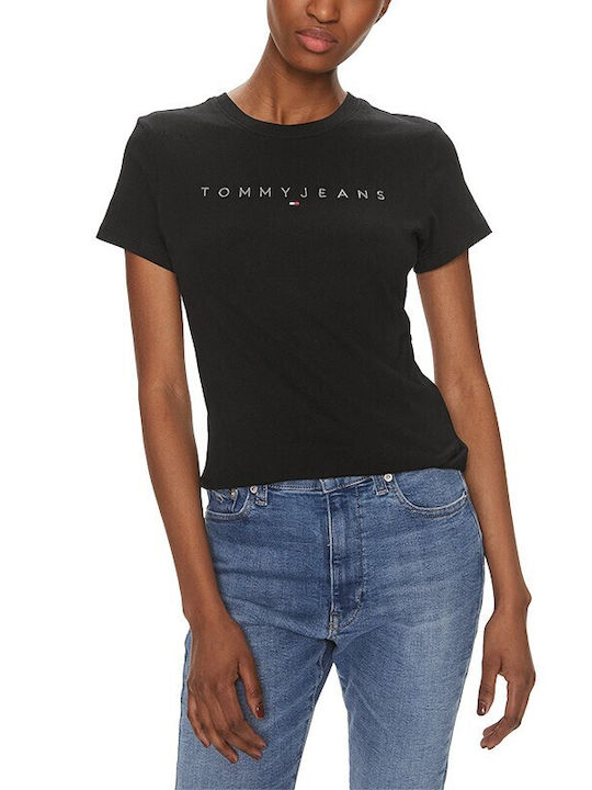 Tommy Hilfiger Γυναικείο T-shirt Μαύρο