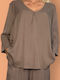 Innocent Women's Blouse with 3/4 Sleeve grey