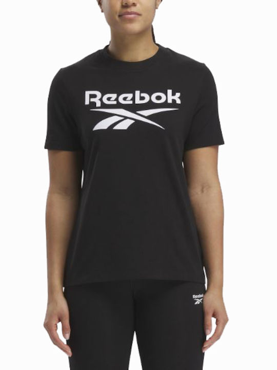 Reebok Damen Sport T-Shirt Schwarz