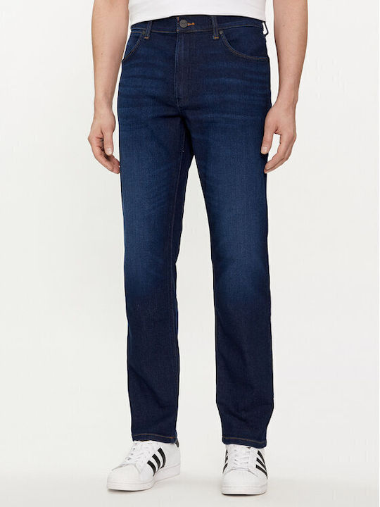 Wrangler Greensboro Men's Jeans Pants in Straight Line DARK BLUE