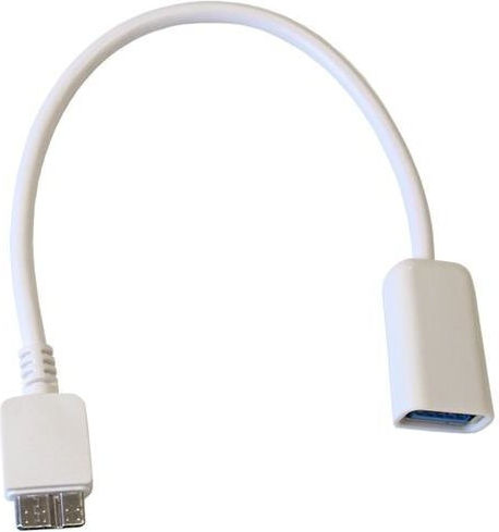 Art Convertor micro USB masculin în USB-A feminin Alb 1buc AL-OEM-161
