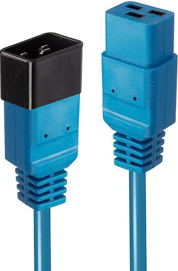 Lindy IEC C19 - IEC C20 Cablu 3m Albastru (30122)