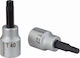 Proxxon Bit-Stecknuss mit Torx-Bit und Antriebsvierkant 3/8'' 1Stück
