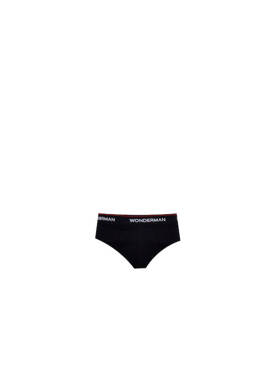 Wonderman Men's Slip Black