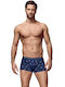 Herren Boxershorts Blue mit Mustern 1Packung