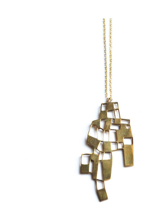 Necklace Geometric Gold Plated