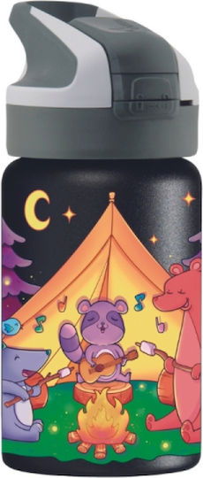 Laken Kids Water Bottle Thermos Stainless Steel with Straw Camping 350ml