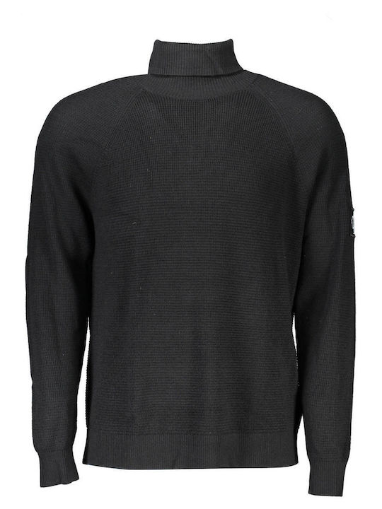 Calvin Klein Men's Long Sleeve Sweater Turtleneck Black
