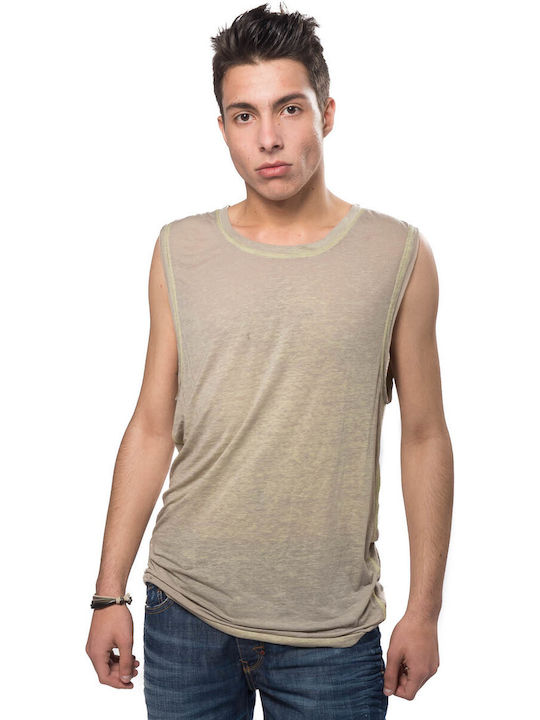 The Project Garments Project 002255 Men's Short Sleeve T-shirt Beige