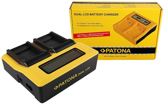 Patona Double Battery Charger Compatible with Sanyo