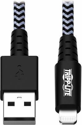 Eaton Braided USB-A to Lightning Cable Black 1.83m