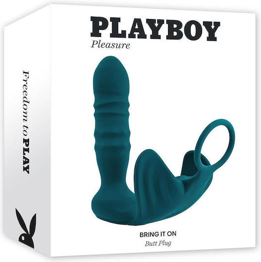 Playboy Bring It On Dop Anal cu vibrație Verde