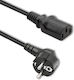 Qoltec Schuko - IEC C13 Kabel 1.5m Schwarz (50368)