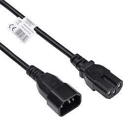 Akyga IEC C14 - IEC C15 Cable 1.8m Black (AK-UP-06)