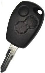 Dacia Car Key Shell with Blade with 3 Buttons Vac102 blade for Dacia
