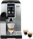 De'Longhi Mașină automată de cafea espresso 1450W Presiune 15bar pentru Cappuccino cu Râșniță Argint