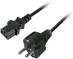 TrustWire Schuko - IEC C13 Cable 1.5m Μαύρο tmp16617