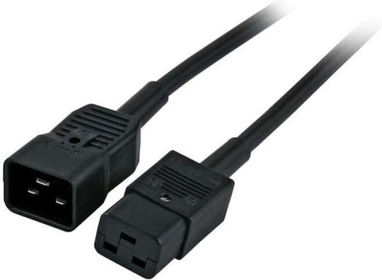 EFB IEC C19 - IEC C20 Cable 1.8m Μαύρο EK519.1,8